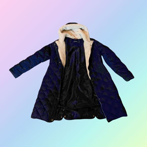 Lauren Ralph Lauren Quilted Hooded Coat-Cozy&Stylish - Picture 1 of 3